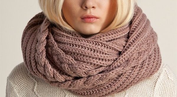 Как научиться вязать шарф-снуд спицами?
