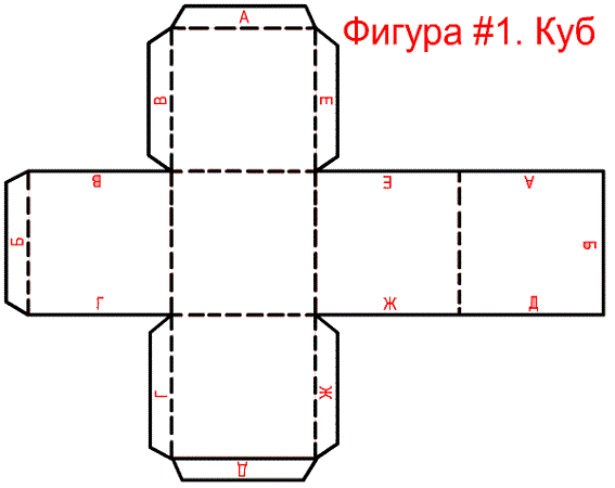 Схема чтобы сделать куб