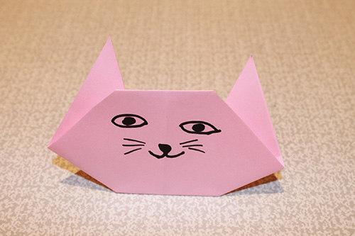 Бумажные фигурки: кошка